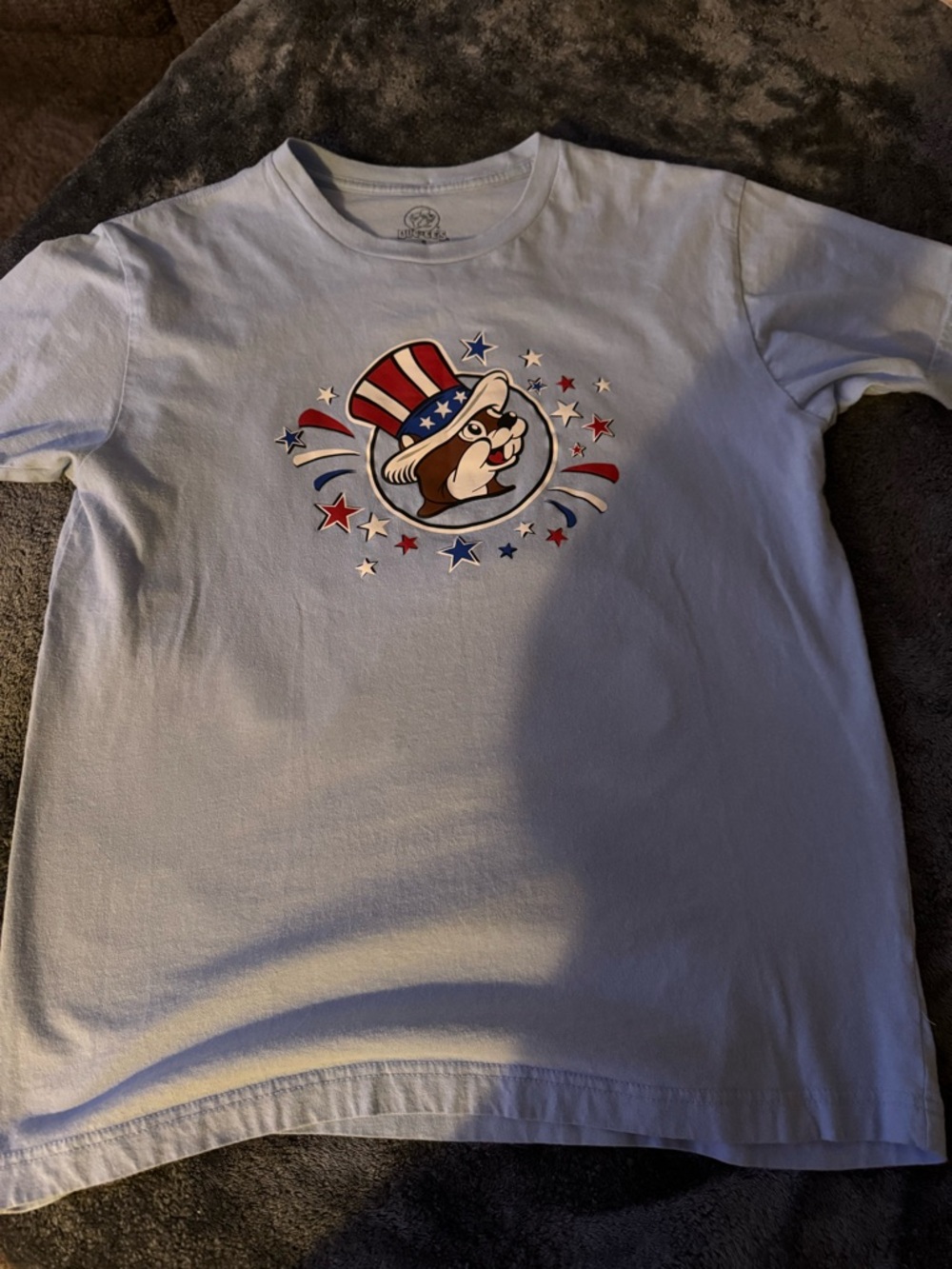 Buc-ee's Light Blue Graphic Tee